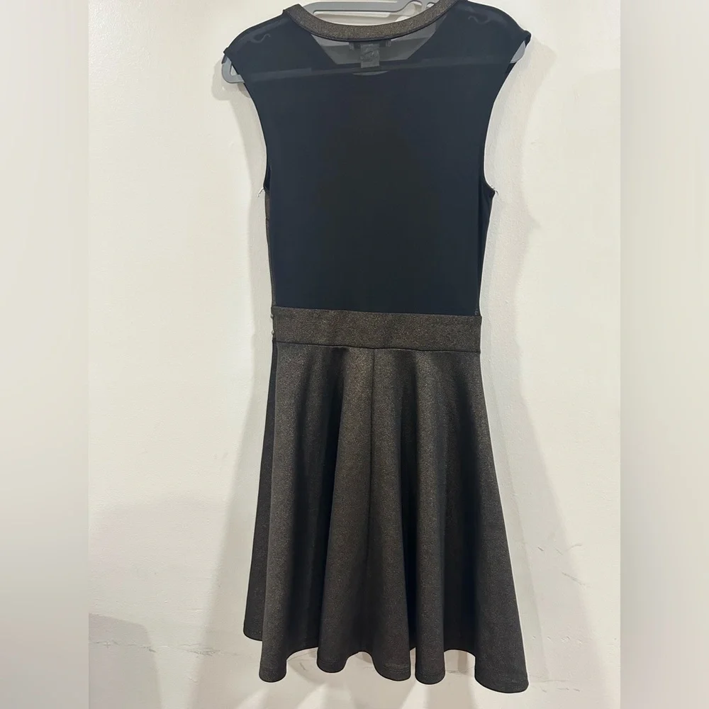 Arden B Black and Gold Studded Mini Dress size S - Picture 3 of 5